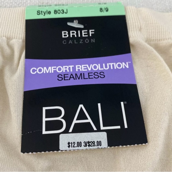 Bali Comfort Revolution seamless Brief Size 8-9 NWT - Picture 4 of 4
